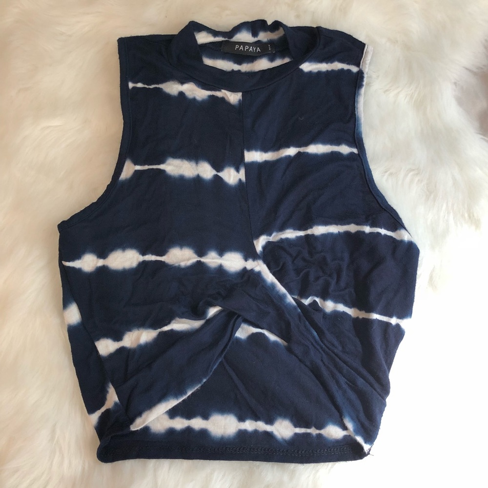 High neck crop top!